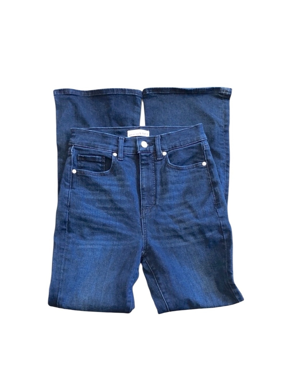 Made and loved loft the slim flare jeans size 4/27
